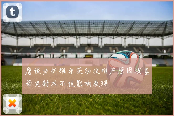詹俊分析维尔茨助攻难产原因埃基蒂克射术不佳影响表现